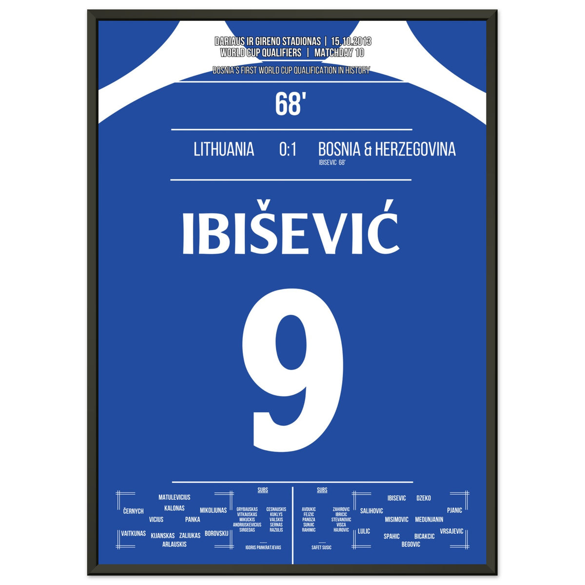 Ibisevic Fires Bosnia to Their First-Ever World Cup Appearance