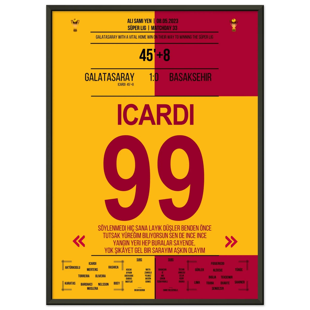 Icardi shoots Galatasaray to victory against Basaksehir
