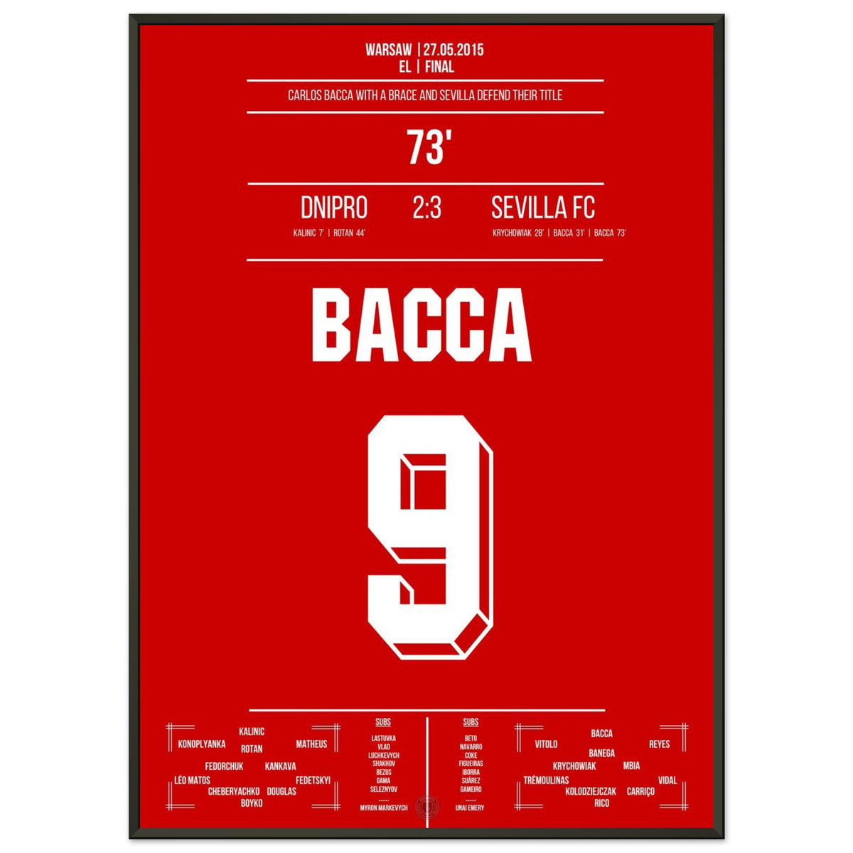 Bacca Scores Twice as Sevilla Defend Their Title in 2015