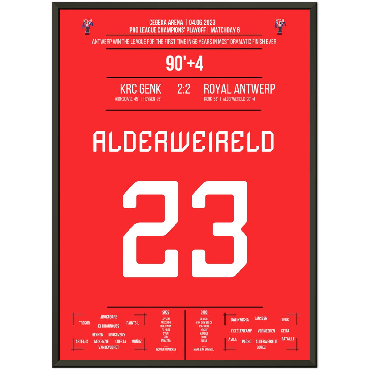 Antwerp's first championship in 66 years in crazy 2023 season finish