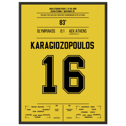 AEK wins its first championship after 10 years in 1989.