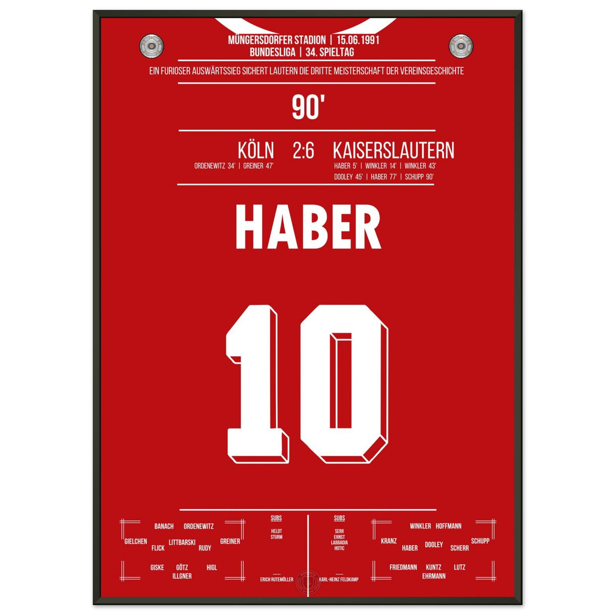 Lautern wins its third championship in the club's history