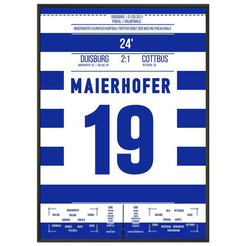 Maierhofer's strange goal in the 2011 cup final