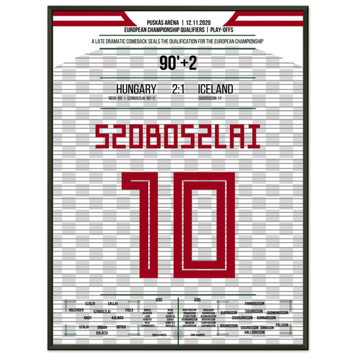 Szoboszlai shoots Hungary to the European Championships