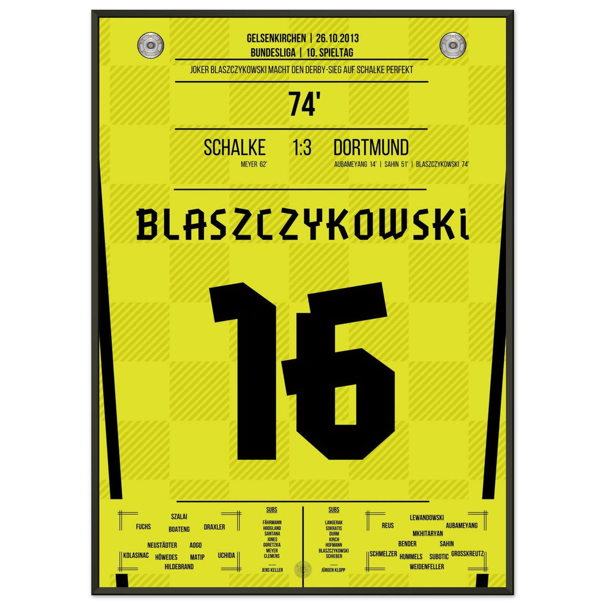 Blaszczykowski completes the derby victory in Schalke in 2013.