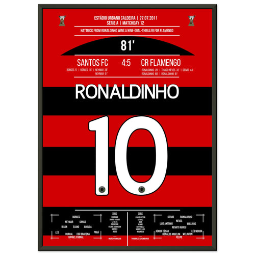 Ronaldinho hat trick to victory in a crazy 9-goal spectacle