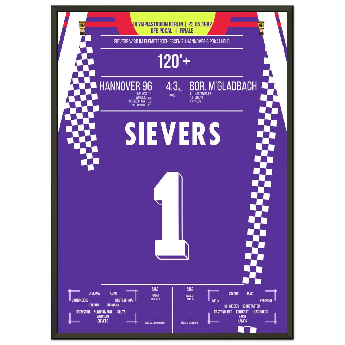 Sievers becomes Hannover's cup hero in 1992