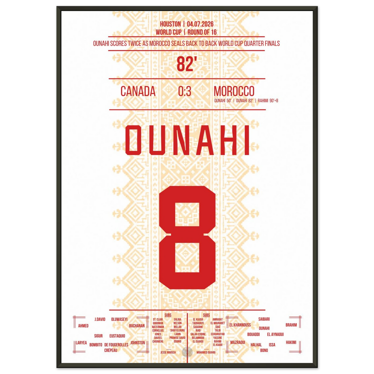 Ounahi leads Morocco into the quarter-finals with a brace