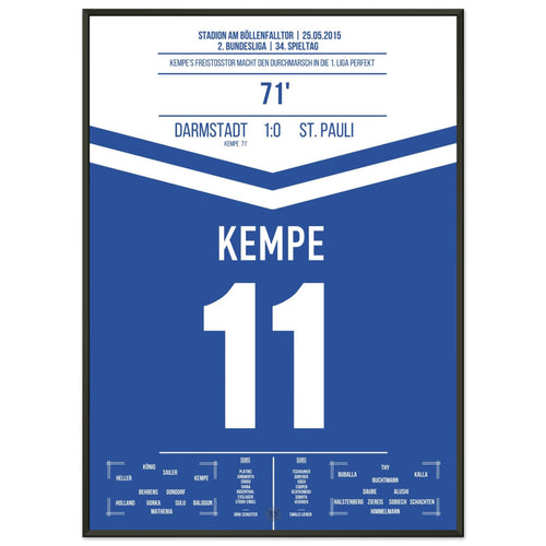 Darmstadt's Durchmarsch in die Bundesliga in 2015