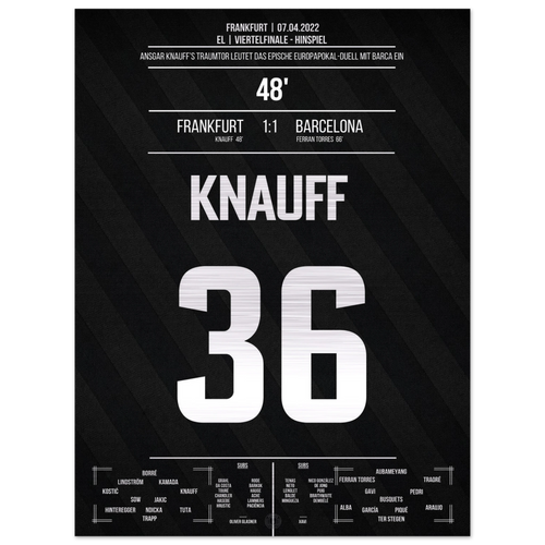 Knauff's Dream Goal Against Barcelona – Metal Edition