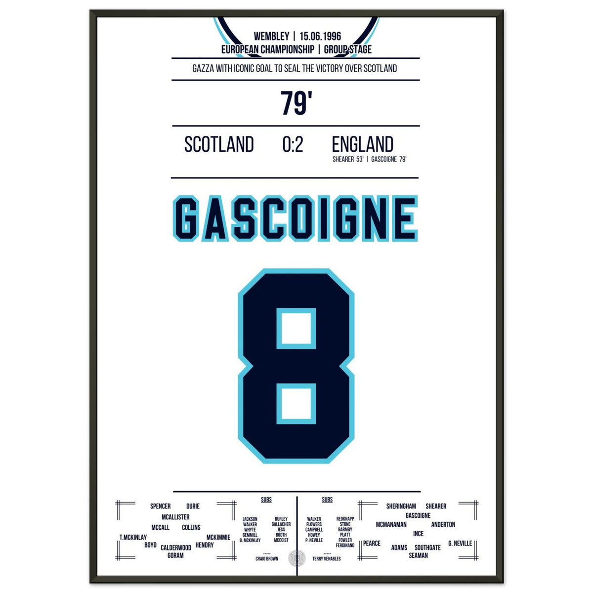 Gazza's dream goal against Scotland in 1996