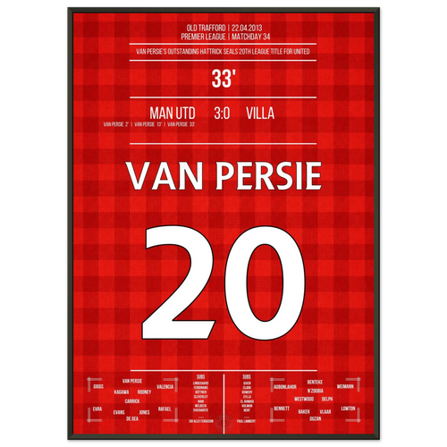 Van Persie Hattrick zur Meisterschaft 2013