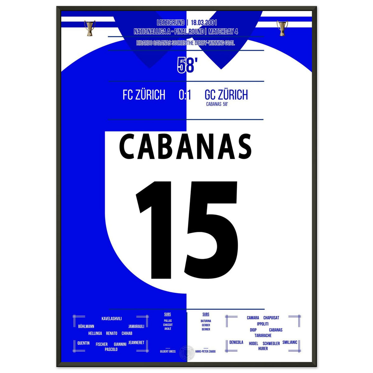 Cabanas führt den GCZ zum Derbysieg