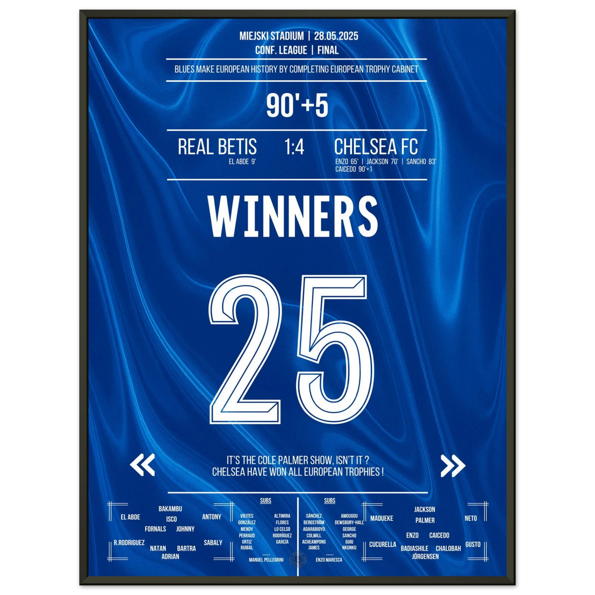 Chelsea writes European Cup history