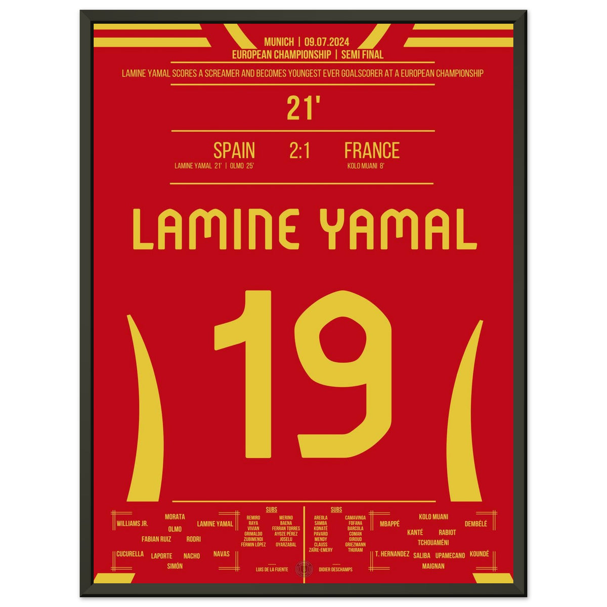 Lamine Yamal's scores dream goal and becomes the youngest goalscorer in European Championship history