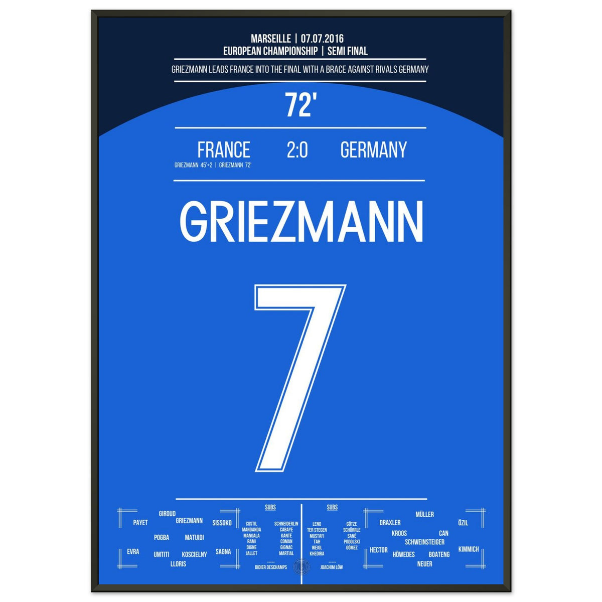 Griezmann shoots France into the European Championship final
