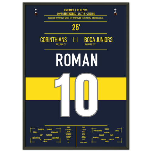 Riquelme's dream goal in the Copa Libertadores in 2013