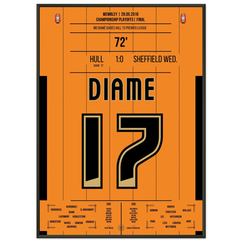 Diamé led Hull back to the Premier League in 2016