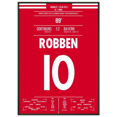 Robben with late winning goal in the German CL final
