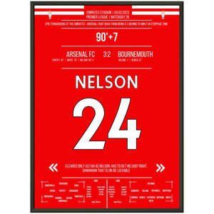 Arsenal Comeback gegen Bournemouth - Nelson's Tor in letzter Sekunde
