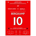 Bergkamps magisches Tor im Spiel Arsenal - Newcastle Premier League 2002 
