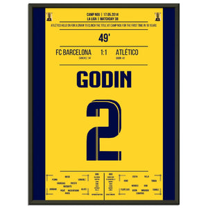 Godin Kopfball-Tor zur spanischen Meisterschaft 2014 