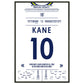 Harry Kane bricht den Tor-Rekord der Spurs 60x90-cm-24x36-Schwarzer-Aluminiumrahmen