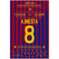 Iniesta's Tor bei Supercopa-Sieg in 2011 60x90-cm-24x36-Ohne-Rahmen