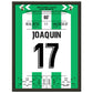 Joaquin bricht den Rekord in seinem 622. und letzten LaLiga Spiel 30x40-cm-12x16-Schwarzer-Aluminiumrahmen