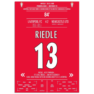 Riedle's Doppelpack bei Liverpools wilder Aufholjagd gegen Newcastle 1998 