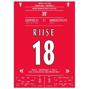 Riise packt den Hammer aus bei Liverpools Heimsieg gegen ManU in 2001 