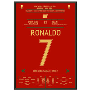 Ronaldos Hattrick sichert Portugal einen Punkt gegen Spanien bei der Weltmeisterschaft 2018 