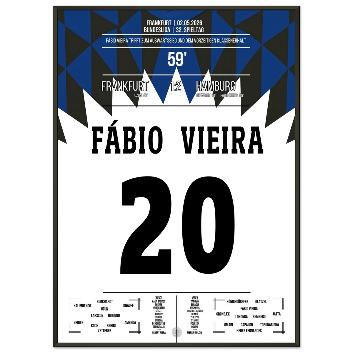 Come to stay! Fabío Vieira's goal to stay in the league