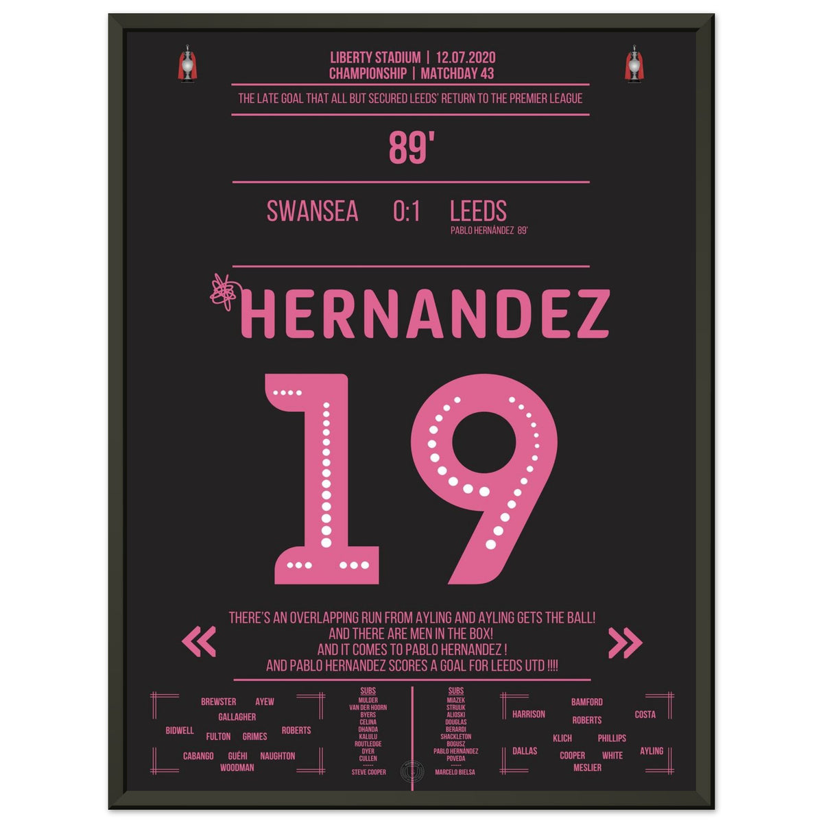 Pablo Hernandez fires Leeds back into the Premier League