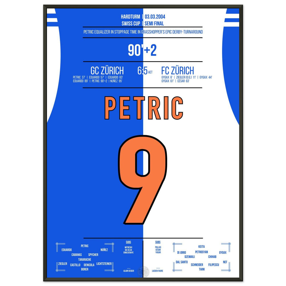 Petric's später Ausgleich beim verrückten Derbysieg im Pokal-Halbfinale 2004