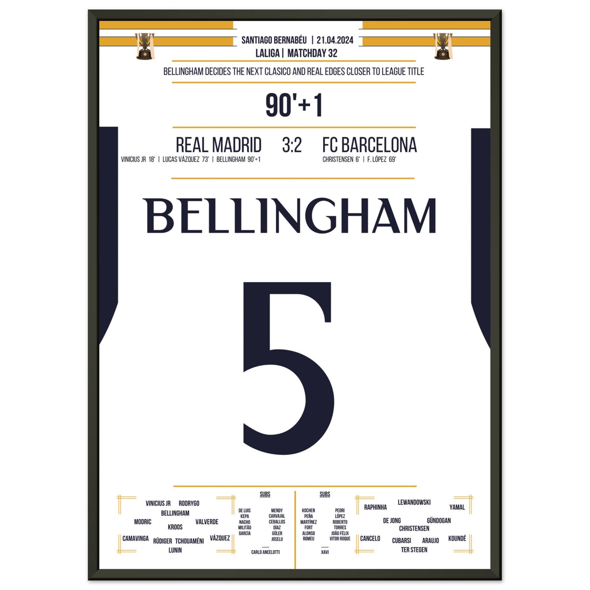 Bellingham will decide the next Clasico in stoppage time!