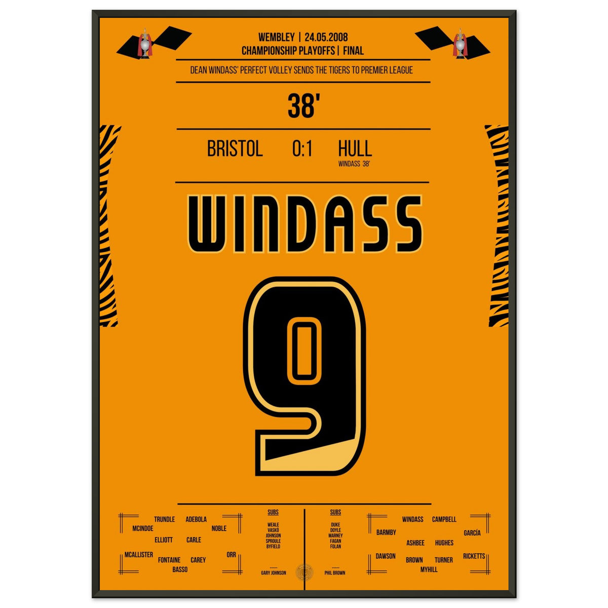 Windass fired the Tigers into the Premier League in 2008