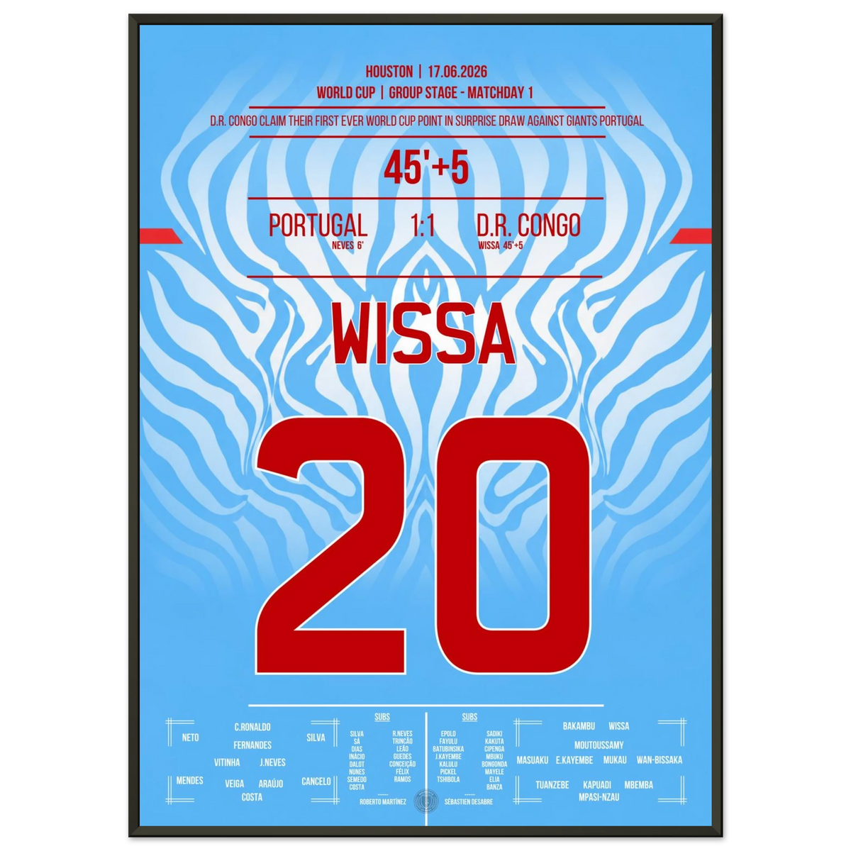 Wissa scores a sensational win against Portugal