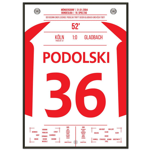 Podolski the match winner in the derby in Cologne's first win against Gladbach in 6 years