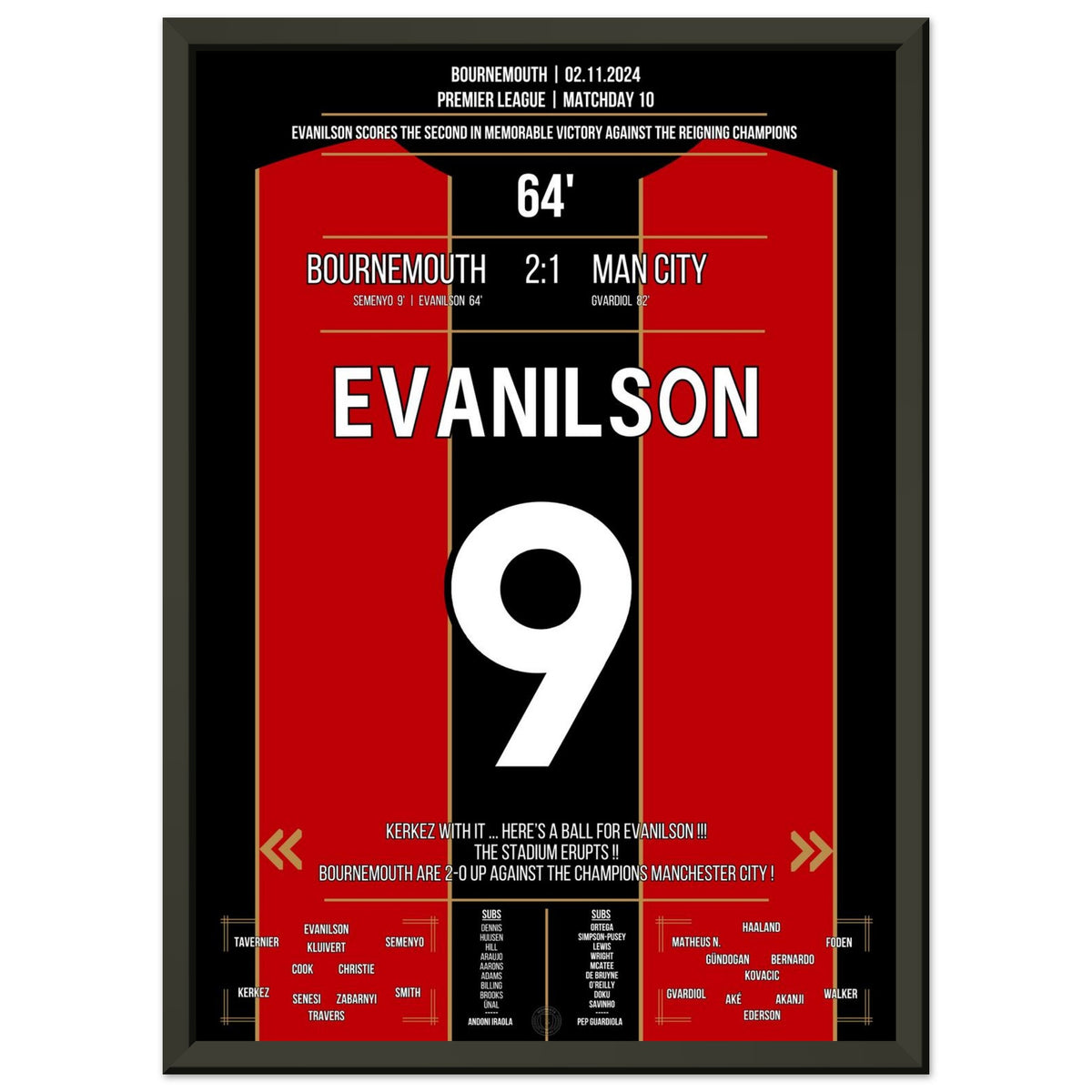 Evanilson trifft zum Sieg gegen die amtierenden Champions