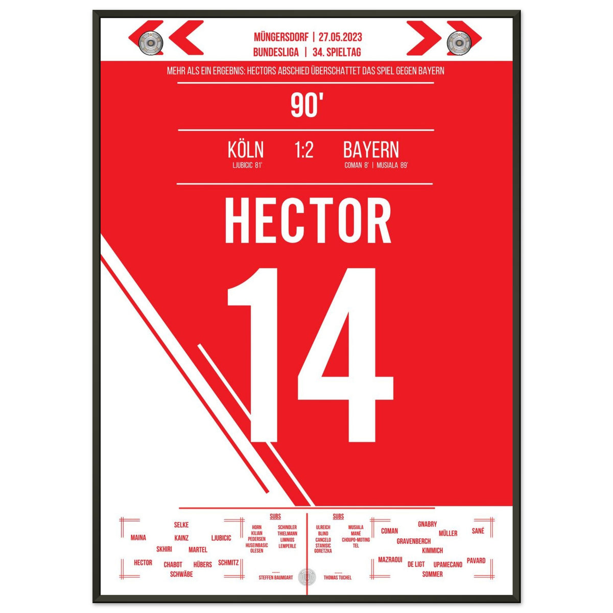 A Cologne chapter ends: Hector says goodbye - and all of Cologne stands still