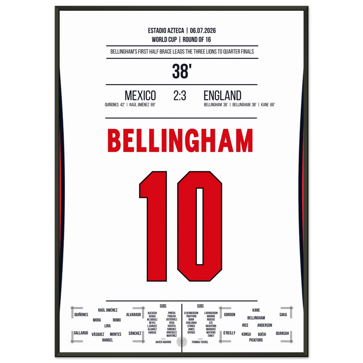 Bellingham scores twice and leads England to the quarter-finals