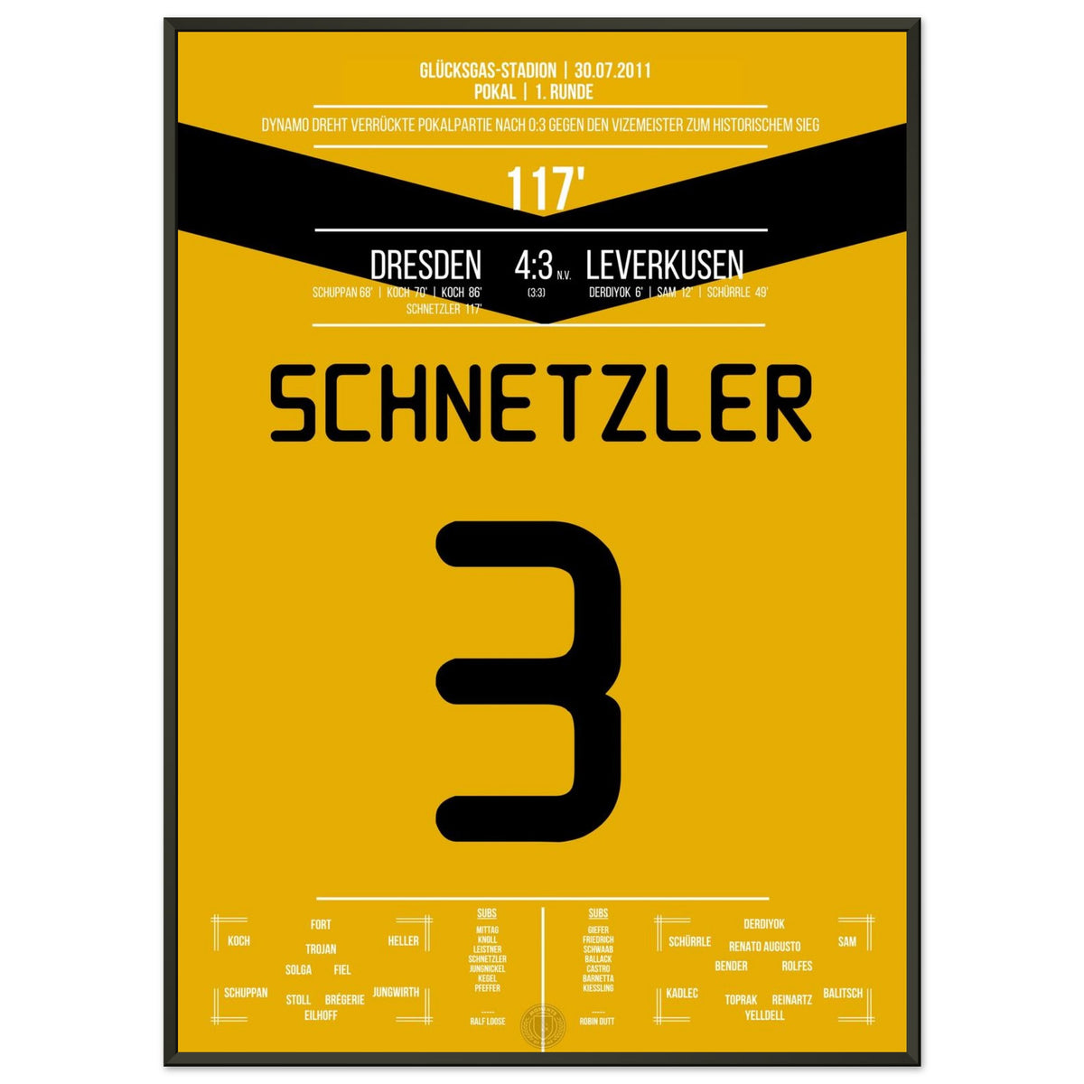 4:3 after 0:3! Dresden's historic one in the cup against Leverkusen