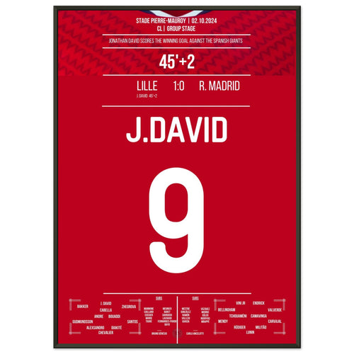 Jonathan David scores to win against Real