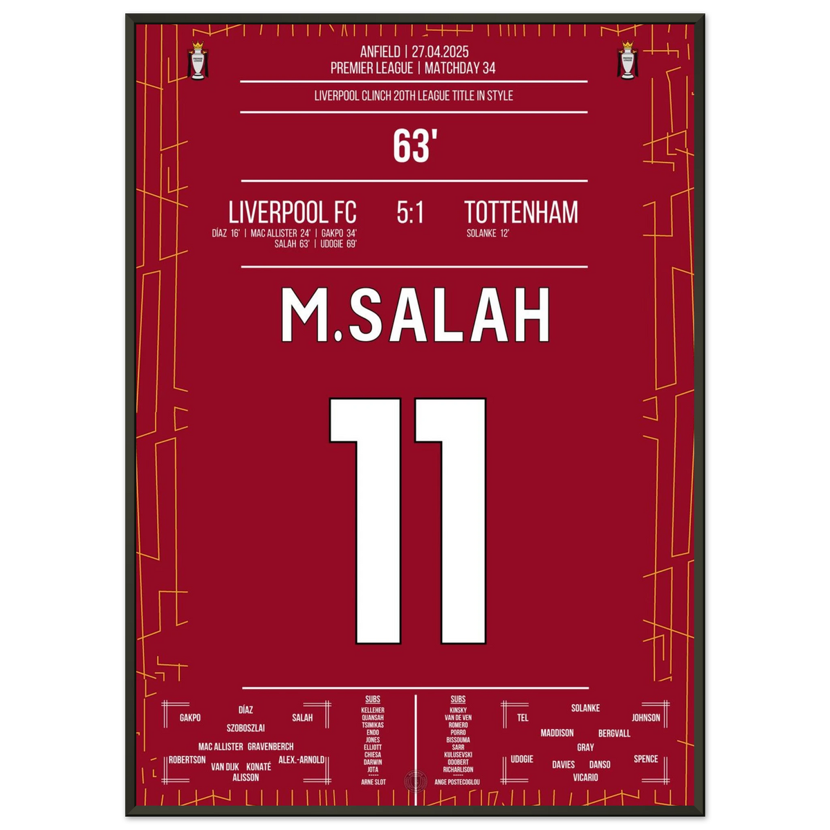 Anfield celebrates! Salah scores in Liverpool's championship victory