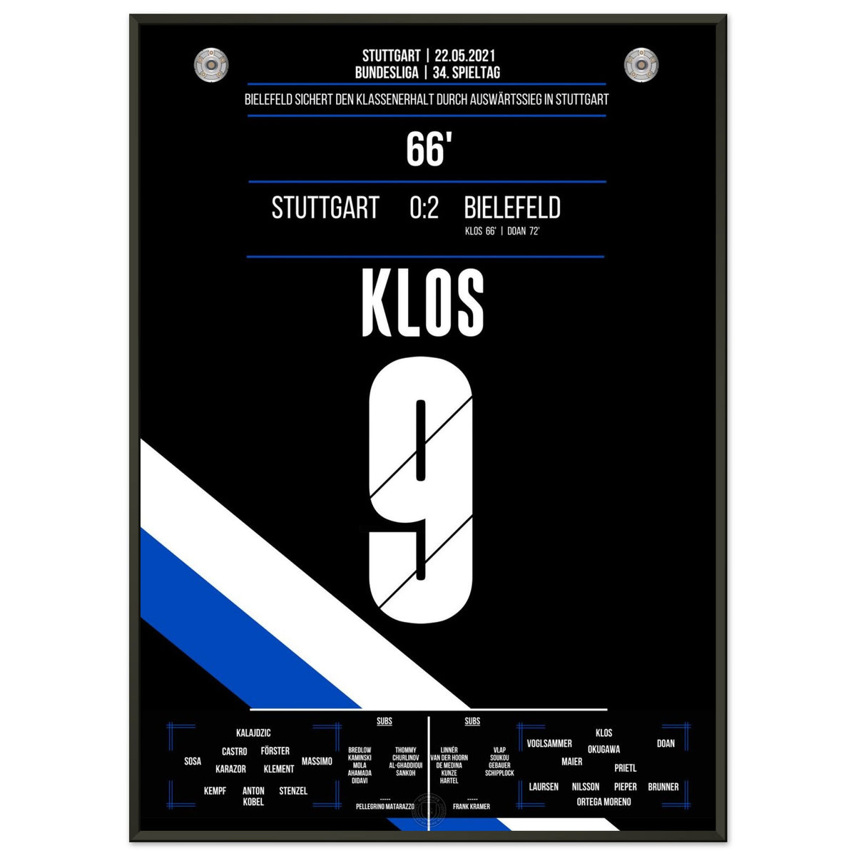 Bielefeld is fighting to stay in the league on the last matchday in Stuttgart in 2021