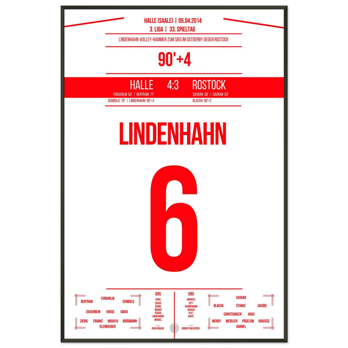 Lindenhahn-Volley zum Sieg in der Nachspielzeit im Ostderby gegen Rostock