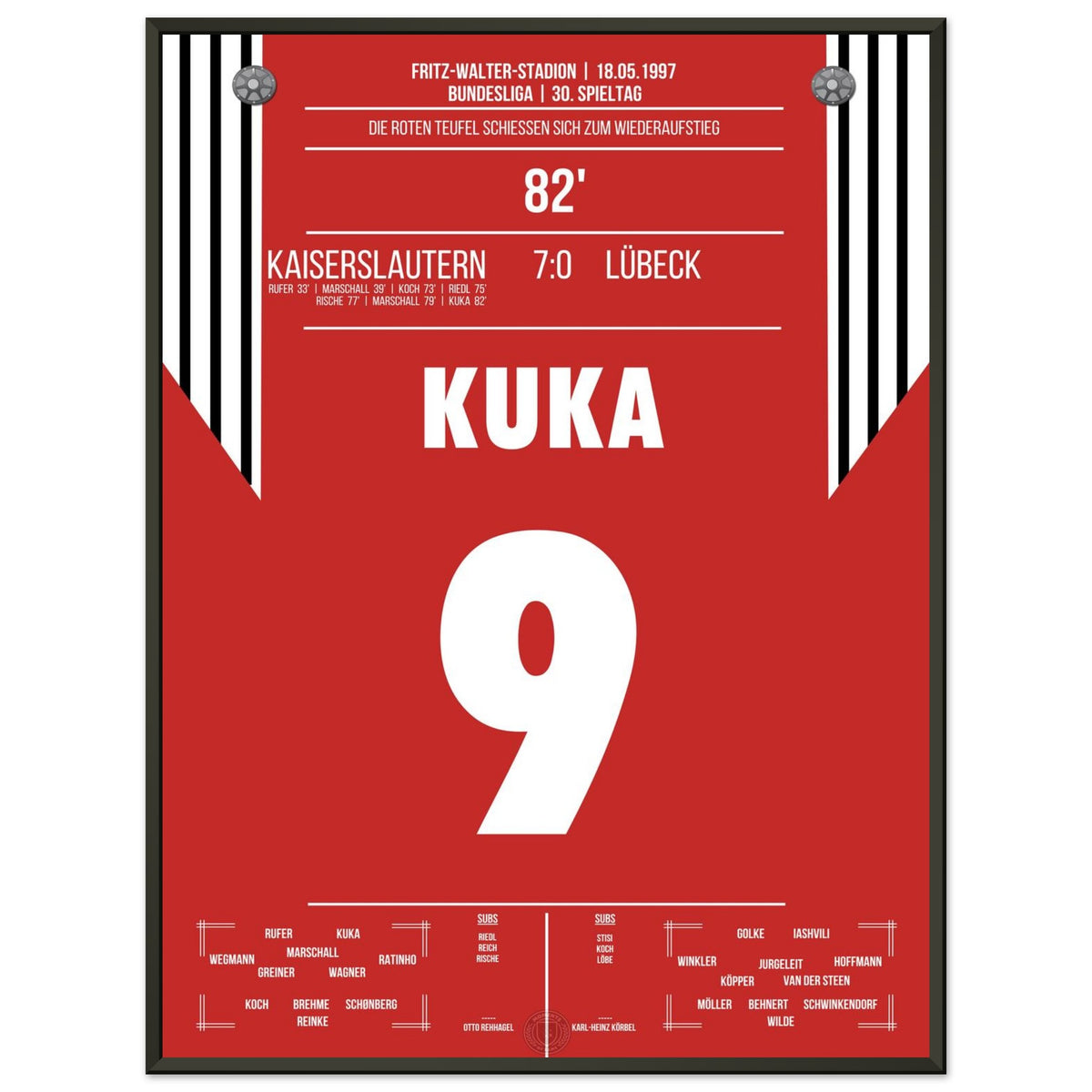 Lautern furiously shoots its way back into the Bundesliga