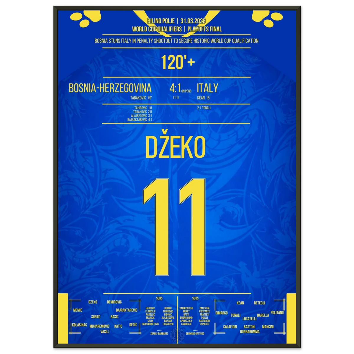 Party in Zenica! Bosnia is heading to the 2026 World Cup - Dzeko