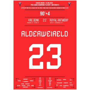 Antwerpen's erste Meisterschaft nach 66 Jahren im verrückten Saison-Finish 2023 A4-21x29.7-cm-8x12-Premium-Semi-Glossy-Paper-Poste